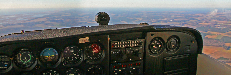 View from Cockpit - a sample photo from aerial gallery