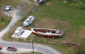 Aerial shot of Drewer, Dec 2006