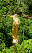 Angel Moroni atop Mormon Temple